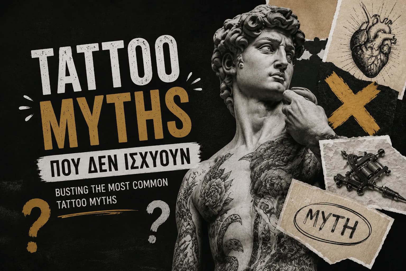 Μύθοι για τα Tattoo που δεν ισχύουν